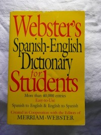 Image of Webster's Spanish-English Dictionary for Students